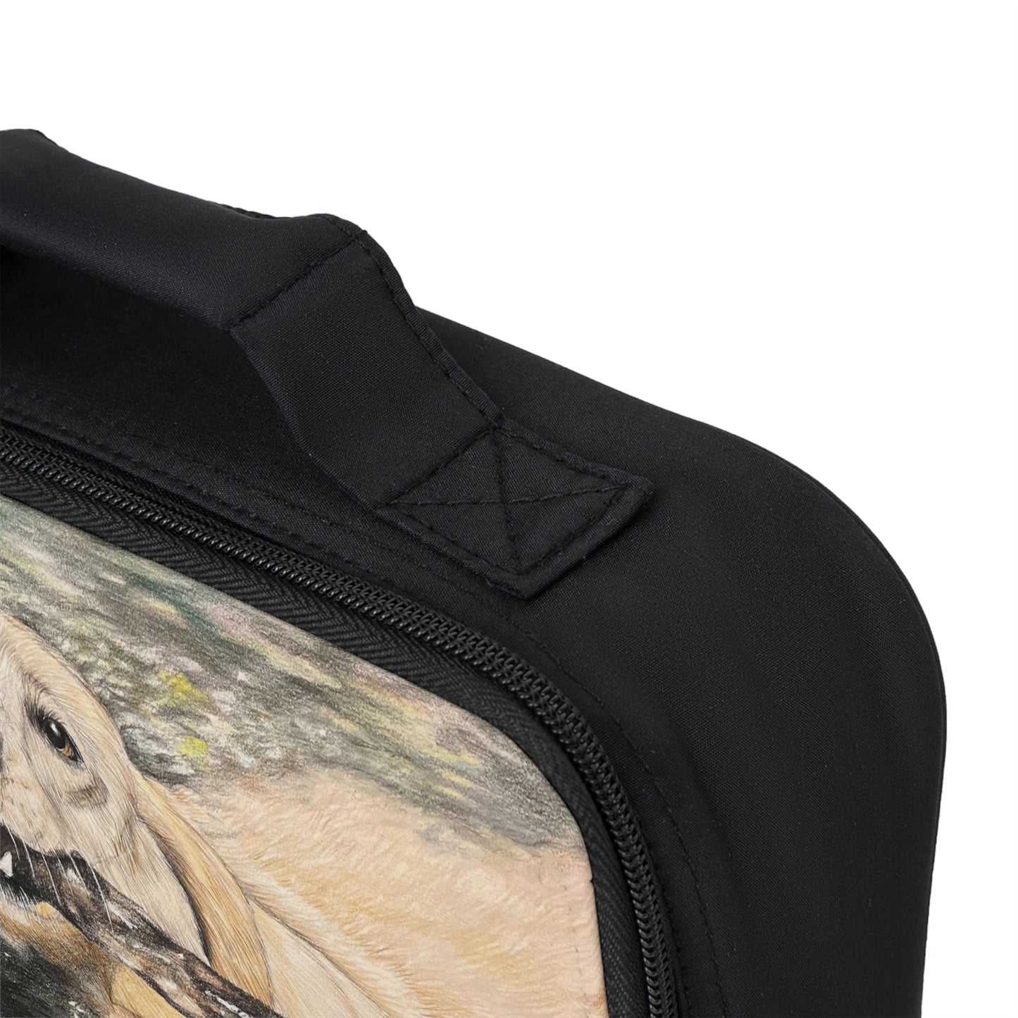 Lunch Bag — Golden Retriever Fetch Art Insulated Lunch Tote