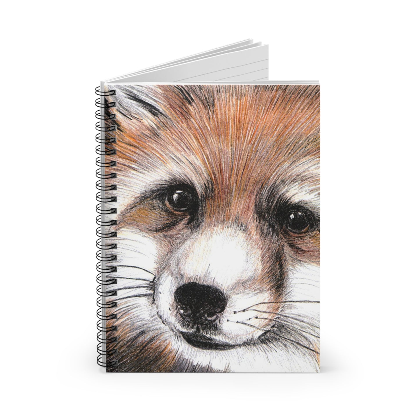 Whimsical Fox Spiral Notebook - Perfect for Journaling, Sketching, Gift for Animal Lovers, Cute Stationery, Back to School