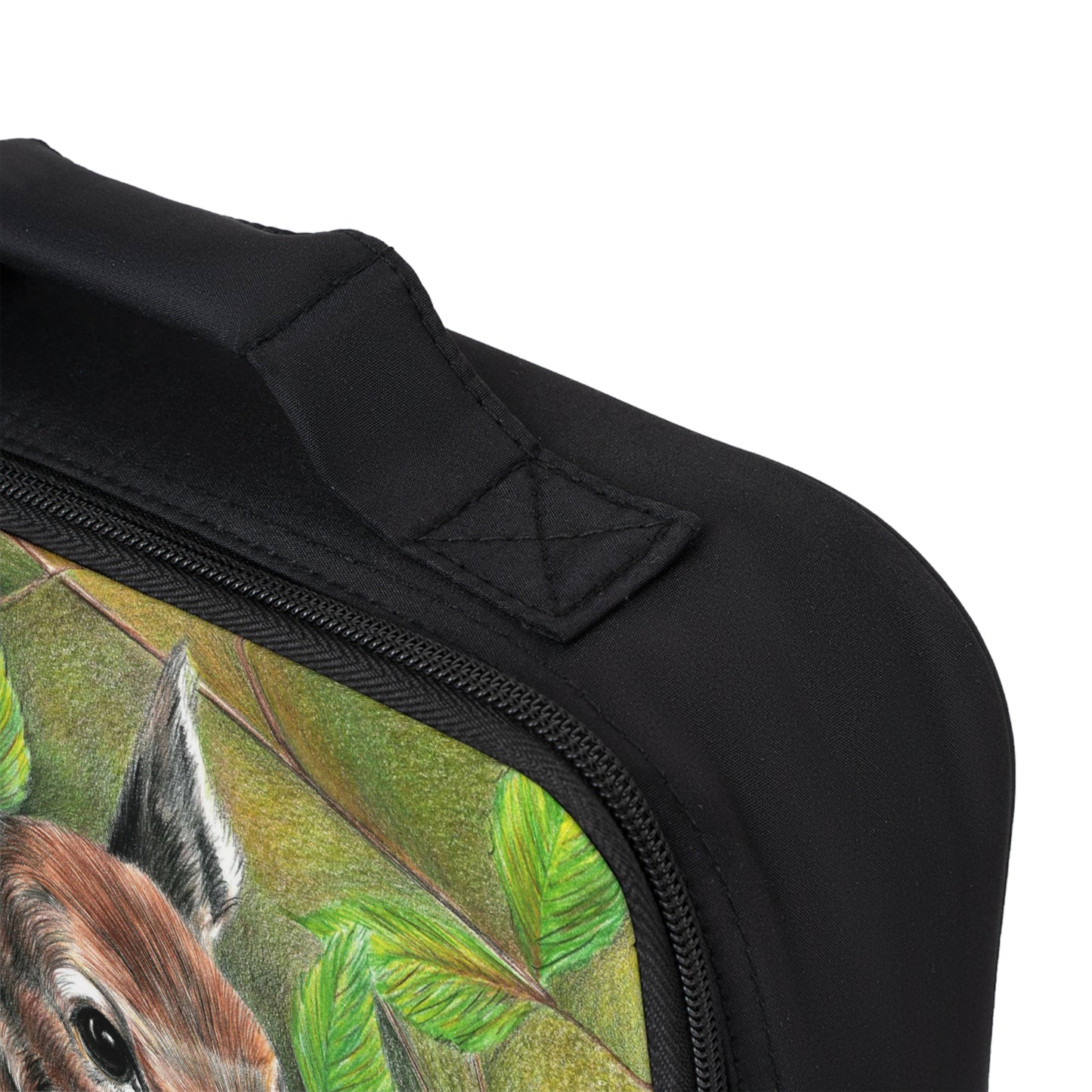 Deer Fawn Lunch Bag — Cute Woodland Kids Lunchbox with Forest Art
