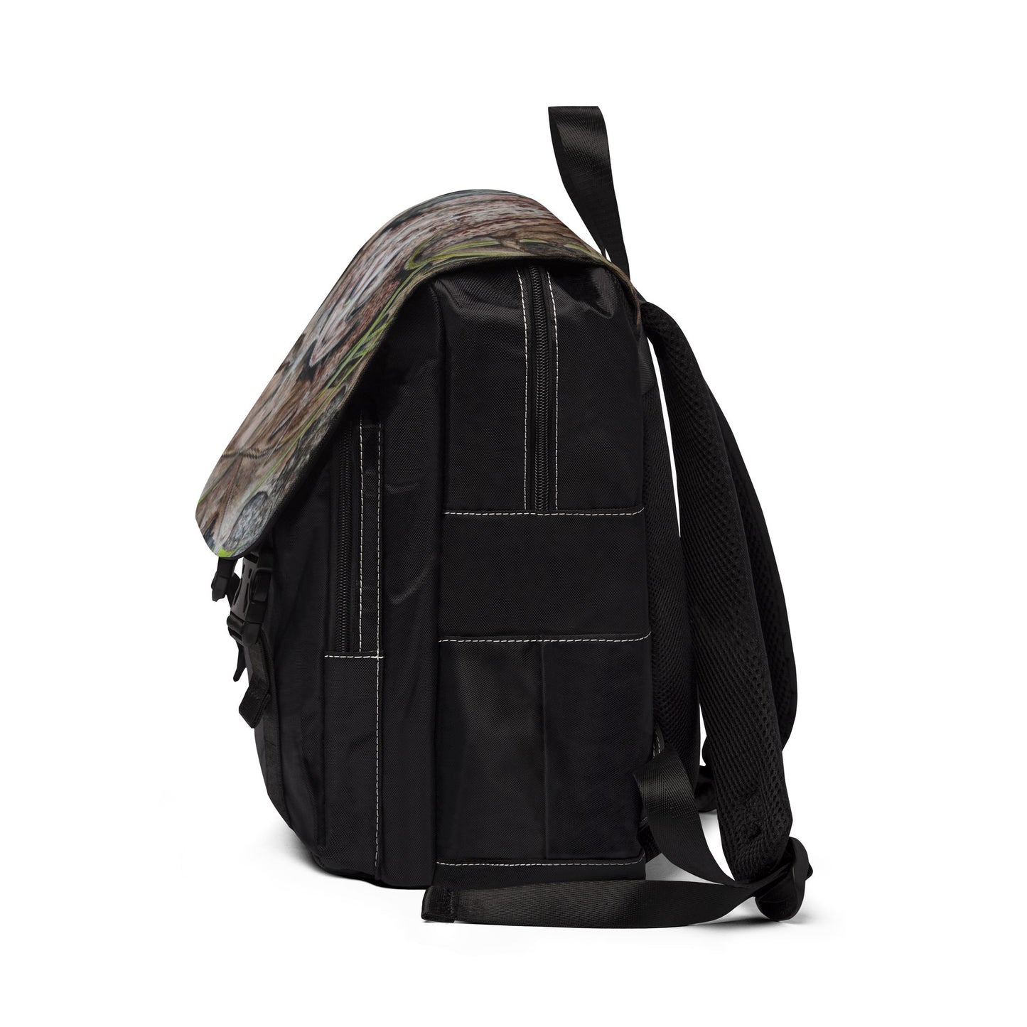 Toad Art Casual Backpack — Nature-Inspired Shoulder Daypack
