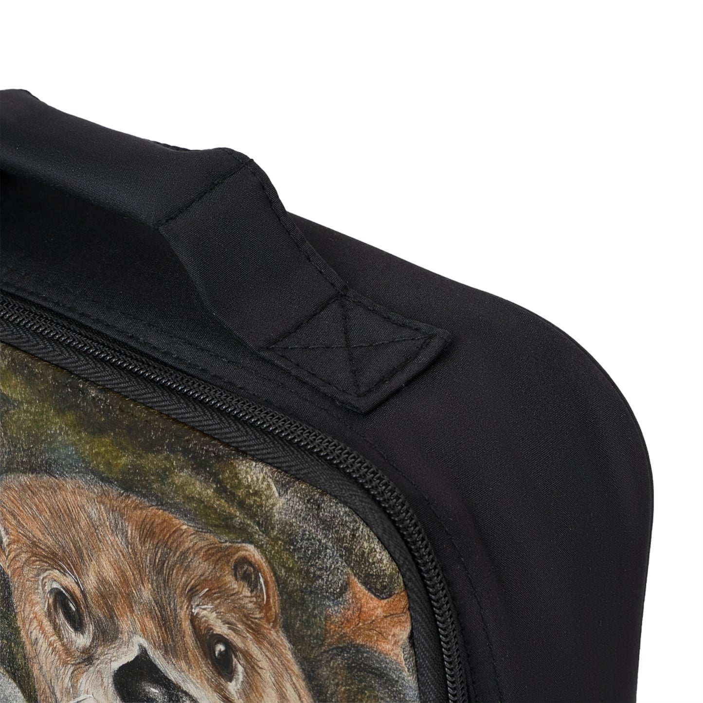 Otter Portrait Lunch Bag — Cute Wildlife Insulated Kids & Adult Lunchbox