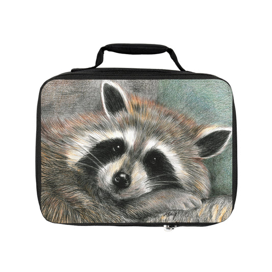 Raccoon Lunch Bag – Cute Woodland Animal Insulated Lunchbox