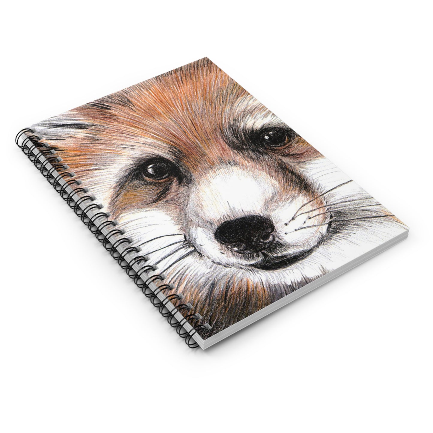 Whimsical Fox Spiral Notebook - Perfect for Journaling, Sketching, Gift for Animal Lovers, Cute Stationery, Back to School