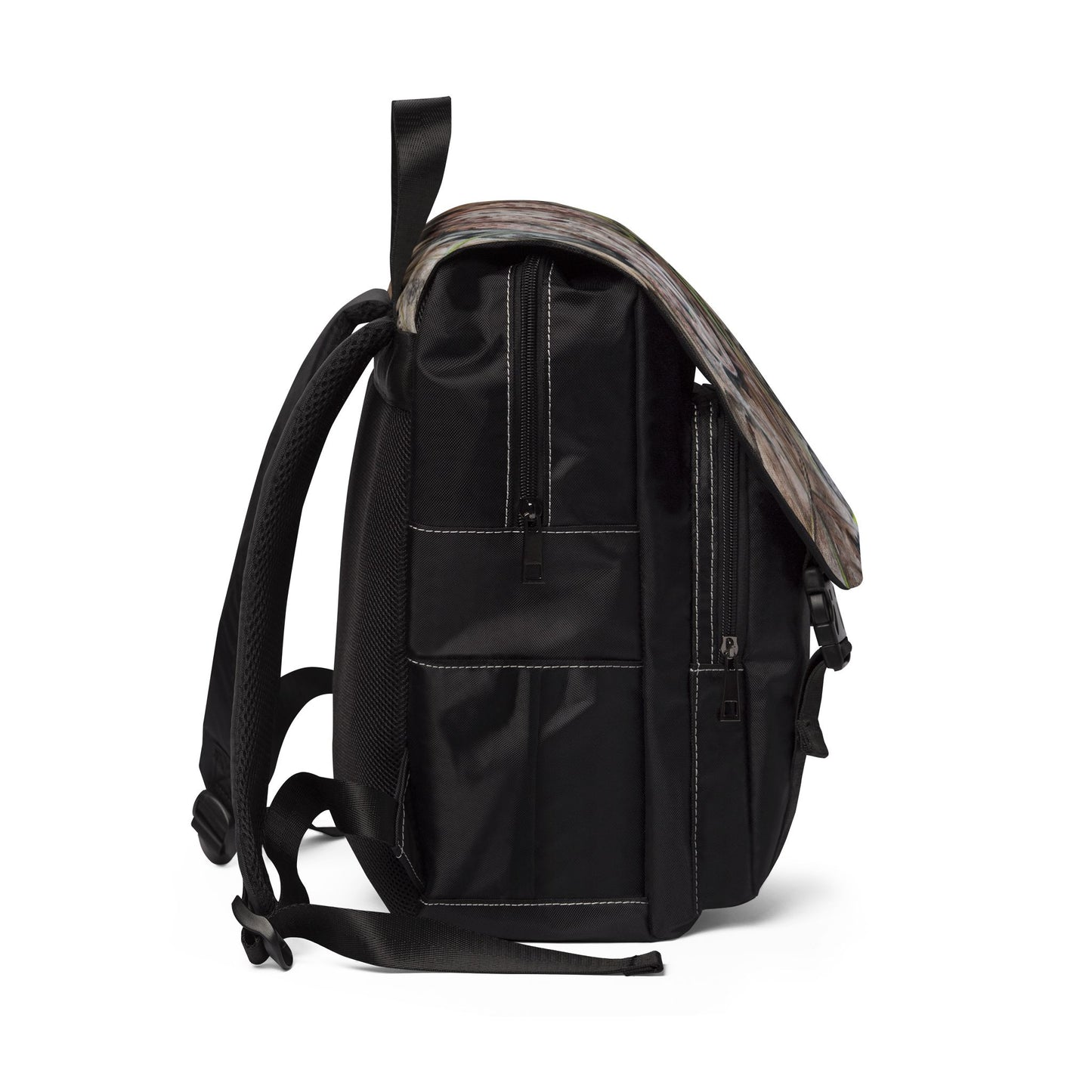 Toad Art Casual Backpack — Nature-Inspired Shoulder Daypack