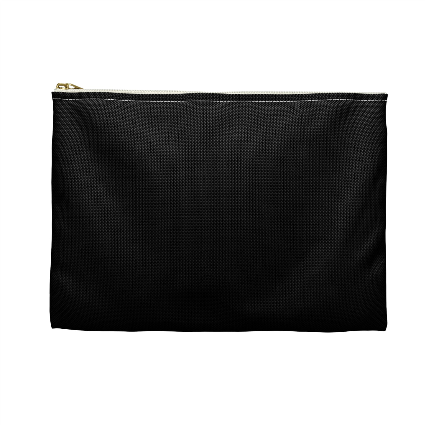 Black Bear Face Accessory Pouch — Wildlife Cosmetic & Travel Zipper Bag